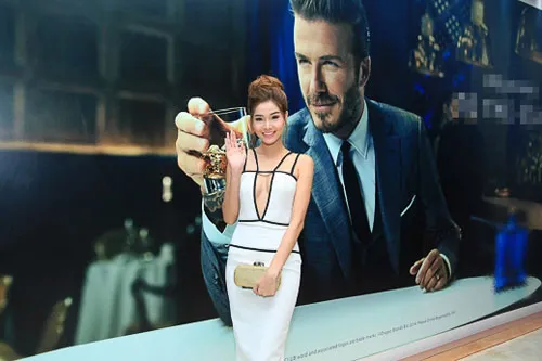 Sao Việt gợi cảm, quyến rũ khi gặp cựu danh thủ David Beckham