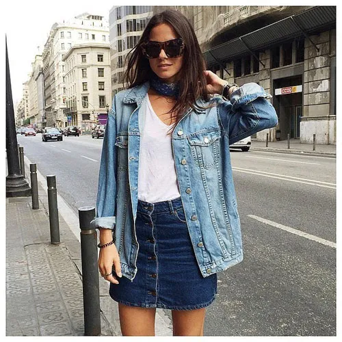 Jean jacket - chiếc áo không thể thiếu trong mùa thu