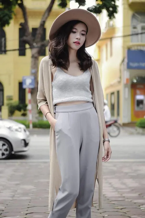 Giới trẻ miền Bắc xuống phố cùng street style mùa thu phong cách