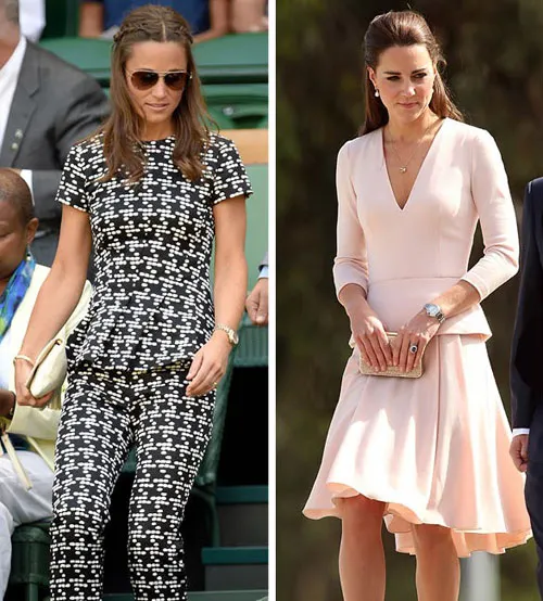 Kate Middleton và Pippa Middleton, bạn chọn gu thời trang nào