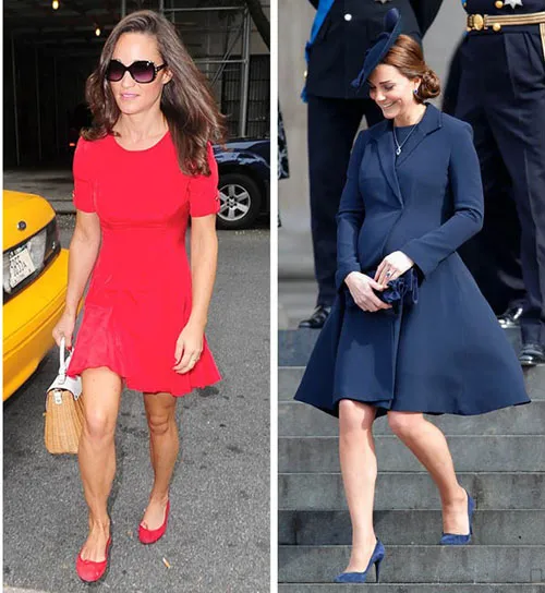 Kate Middleton và Pippa Middleton, bạn chọn gu thời trang nào