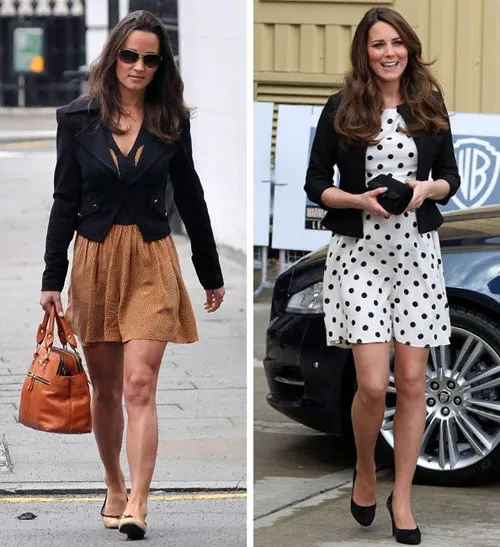 Kate Middleton và Pippa Middleton, bạn chọn gu thời trang nào