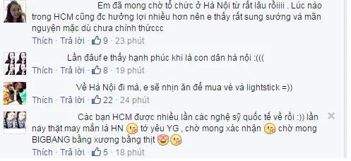 Fan náo loạn vì Big Bang sắp đến Việt Nam