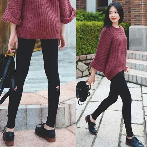 Quần legging 2015 và cách phối đồ thu đông sành điệu