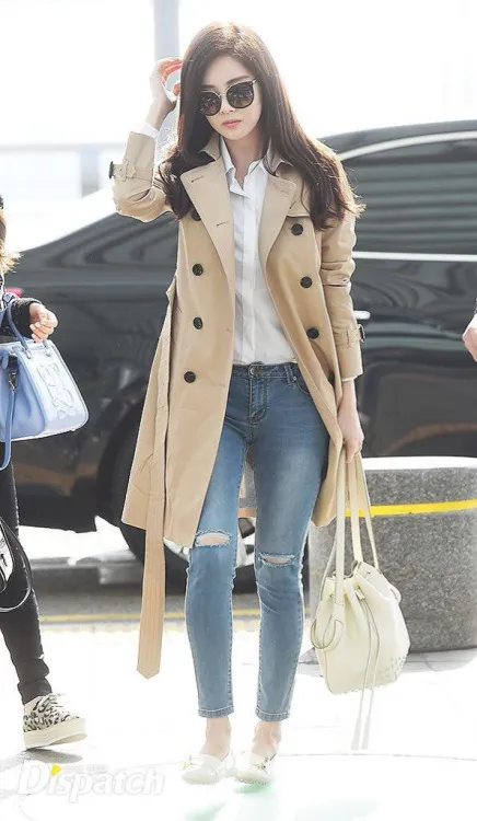 SNSD mách bạn cách mix đồ cùng trench coat