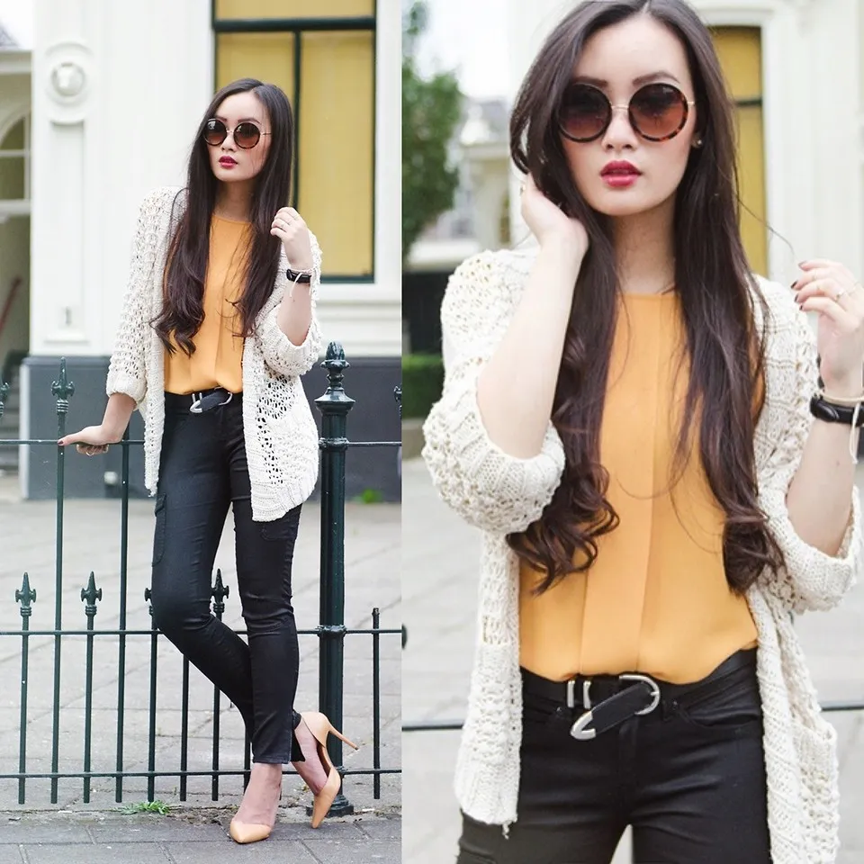 Cardigan dáng dài cực chất khuấy đảo thời trang thu đông 2015