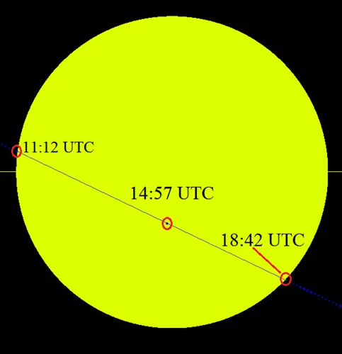 Hiện tượng hiếm thấy: Sao Thủy đi qua giữa Trái Đất và Mặt Trời