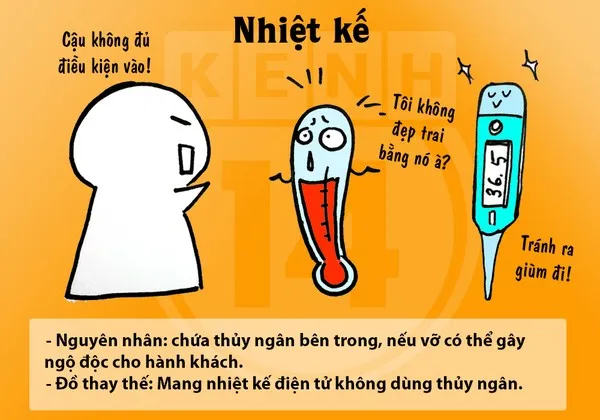 12 vật dụng bị 