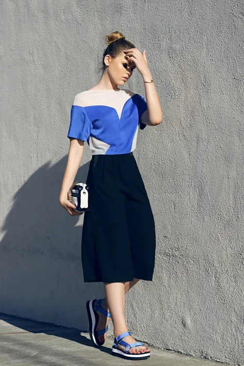 3 bí quyết giúp bạn trông cao hơn khi diện quần culottes