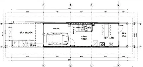 Ngôi nhà 4 tầng hiện đại, đầy đủ tiện nghi với 800 triệu