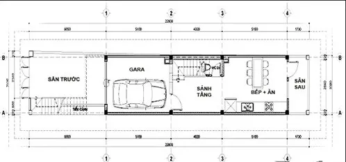 Xây nhà giá rẻ với chi phí 750 triệu cho nhà 4 tầng