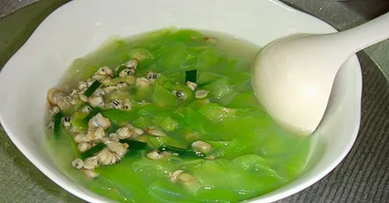 canh mướp