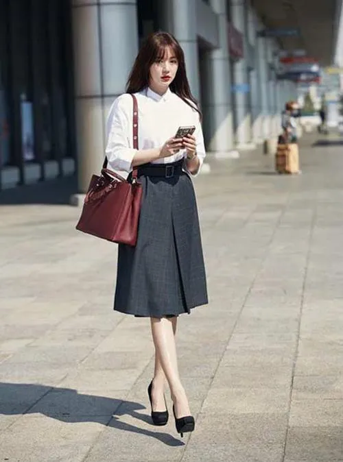 quần giả váy 