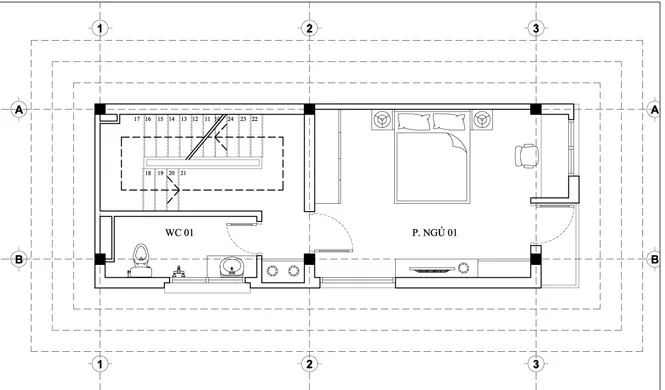 Nhà cấp 4 mái thái có gác lửng 3 phòng ngủ 250 triệu đồng