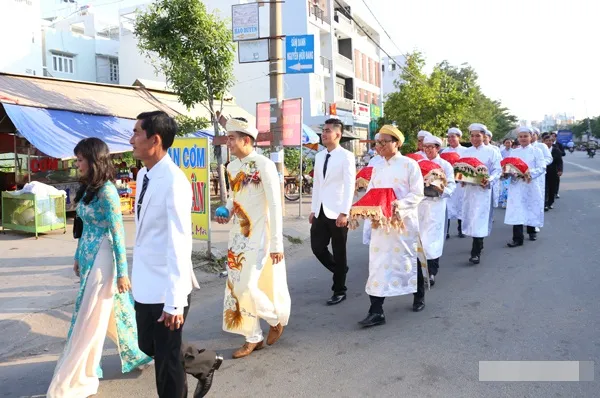 Những hình ảnh đẹp nhất trong đám cưới của Vân Trang