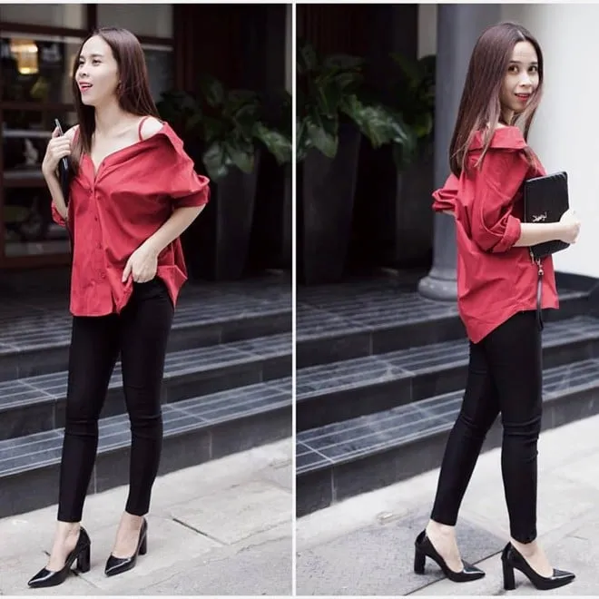 Street style sành điệu xuống phố ngày cuối năm của sao Việt 6