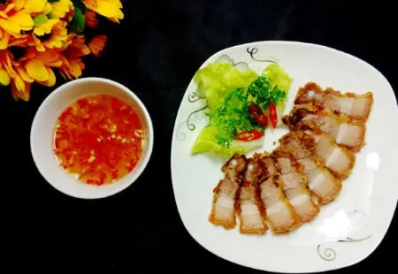 làm thịt ba chỉ chiên giòn