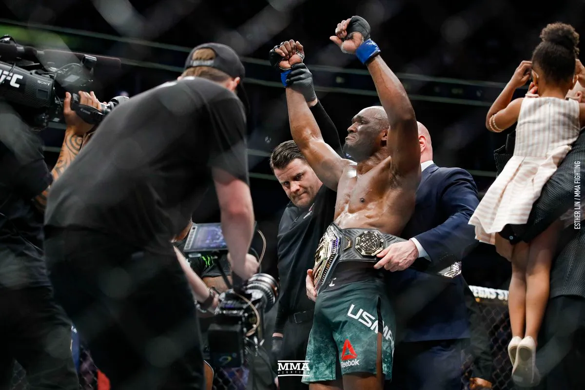 Káº¿t quáº£ hÃ¬nh áº£nh cho kamaru usman ufc welterweight champion