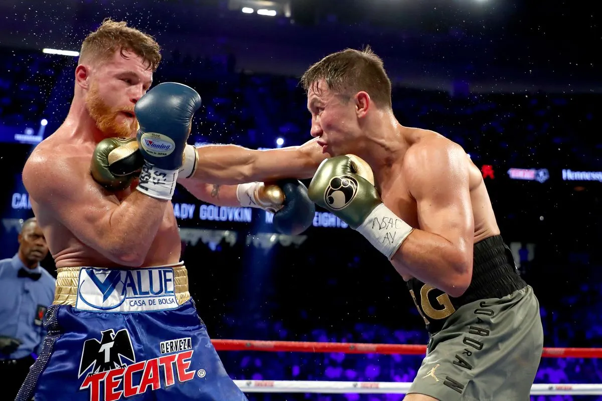 Káº¿t quáº£ hÃ¬nh áº£nh cho gennady golovkin vs canelo alvarez 2