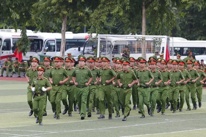 Các đội tuyển đã cùng nhau tranh tài với tinh thần thi đấu quyết tâm đầy trách nhiệm