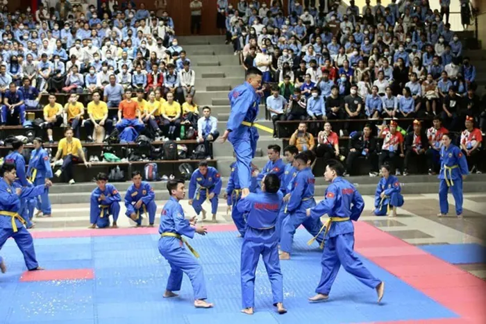 Vovinam - Việt Võ đạo được đưa vào nội dung thi đấu SEA Games 32 tại Campuchia (5.2023). Ảnh: Giang Lê