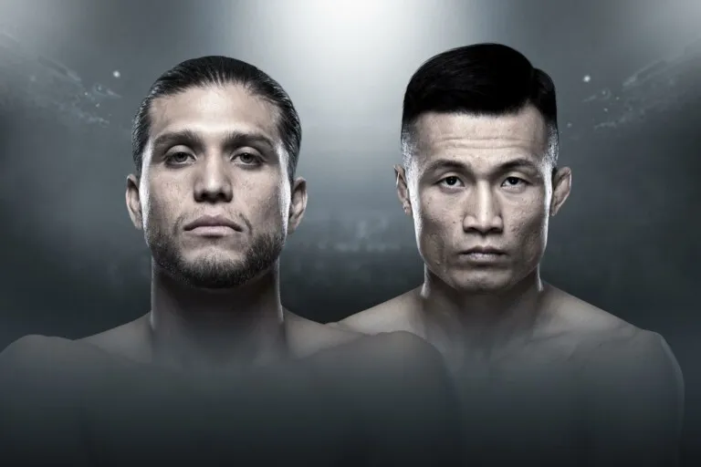 Brian Ortega đấu Chan Sung-jung tại UFC Fight Night 180.