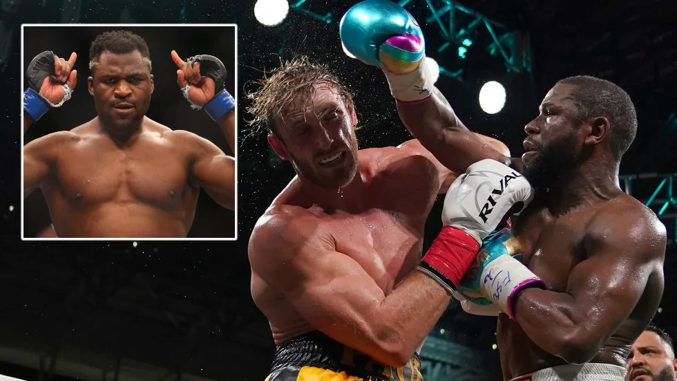 Francis Ngannou tự vấn sau khi Logan Paul kiếm được 20 triệu USD từ trận đấu với Mayweather