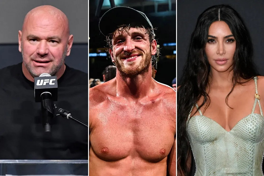 Chủ tịch UFC Dana White mượn Kim Kardashian để chế giễu Logan Paul