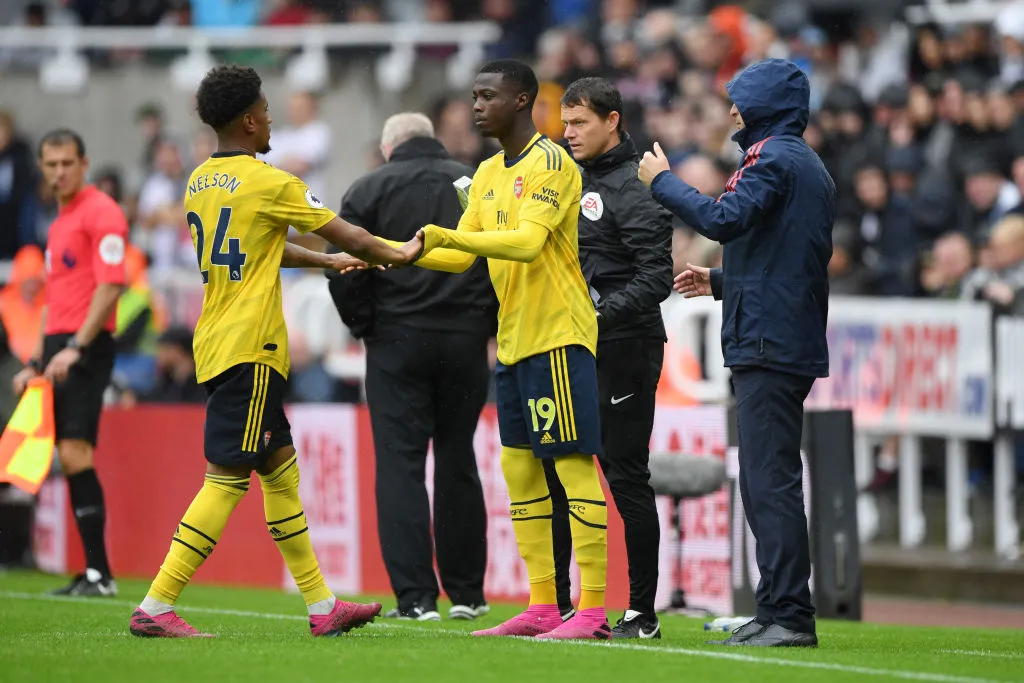 Reiss Nelson sends message to Nicolas Pepe after losing his place in Arsenal side - Bóng Đá