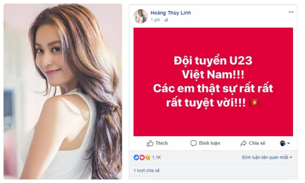 Các mỹ nhân Việt thay nhau an ủi U23 Việt Nam - Bóng Đá