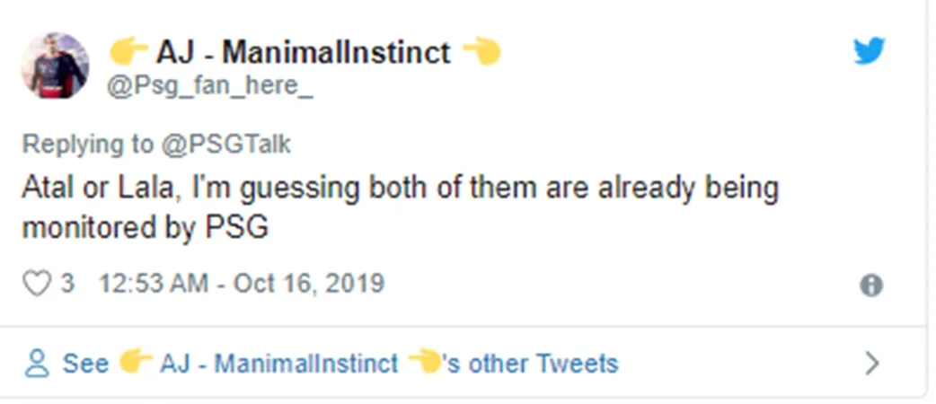 PSG Fans Want a Full-Back in the January Transfer Window - Bóng Đá