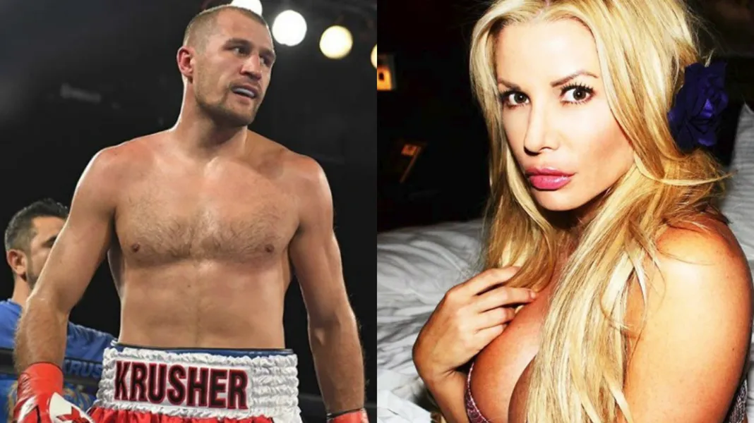 Jamie Frontz (phải) tố cáo Sergey Kovalev quỵt tiền bồi thường.