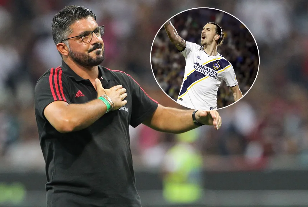 HLV Gattuso lên tiếng về tin đồn Ibrahimovic sẽ tái hợp với AC Milan - Bóng Đá