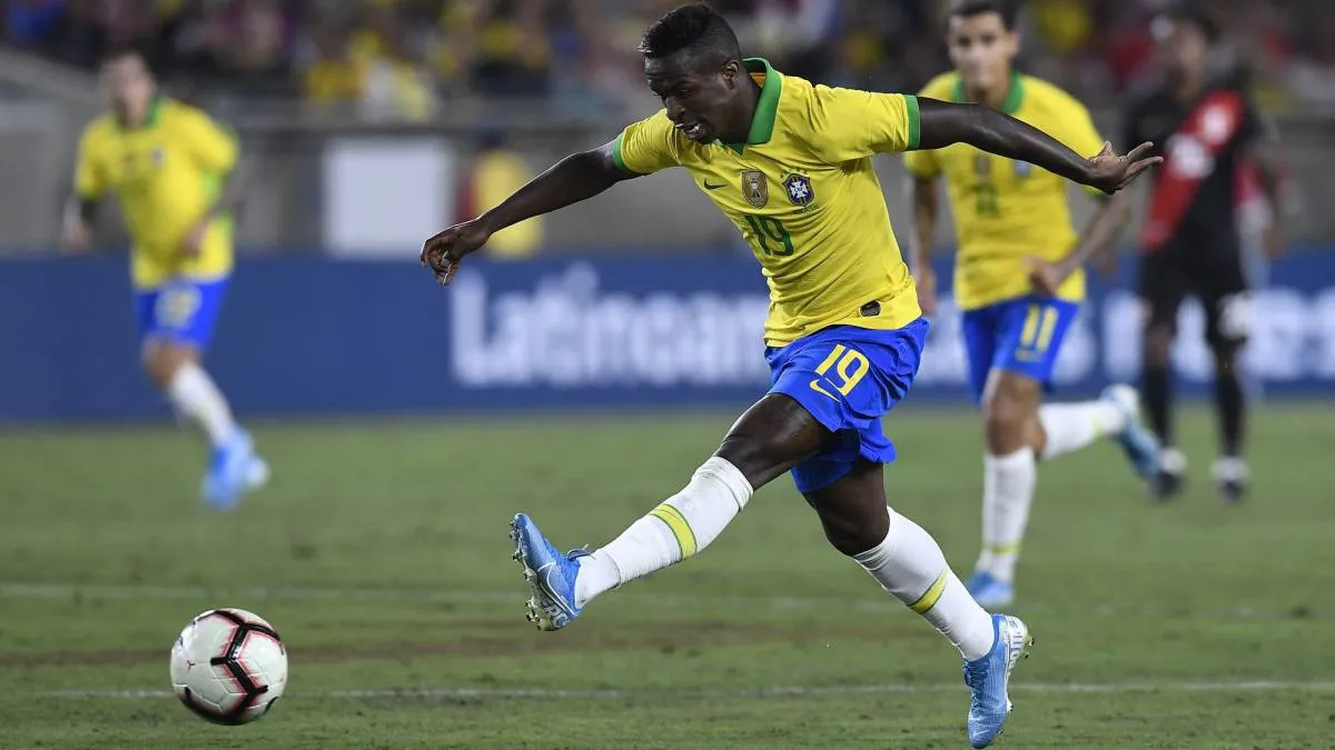 Vinicius thrilled after making Brazil debut: 