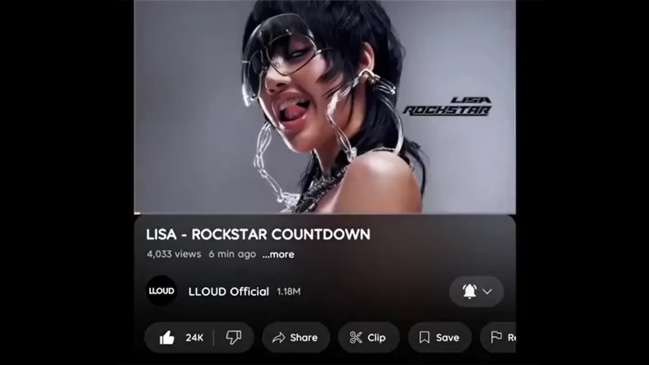 su co ky thuat mv rockstar cua lisa