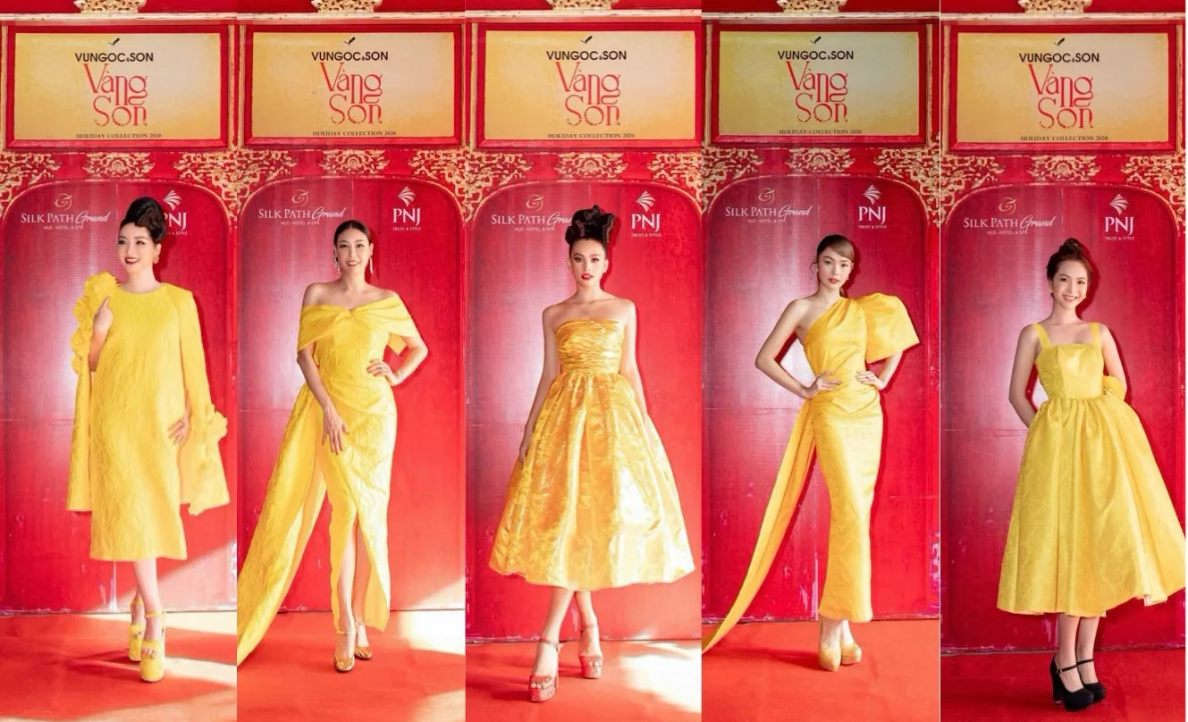 Thảm đỏ Fashion Show Vàng Son 2020