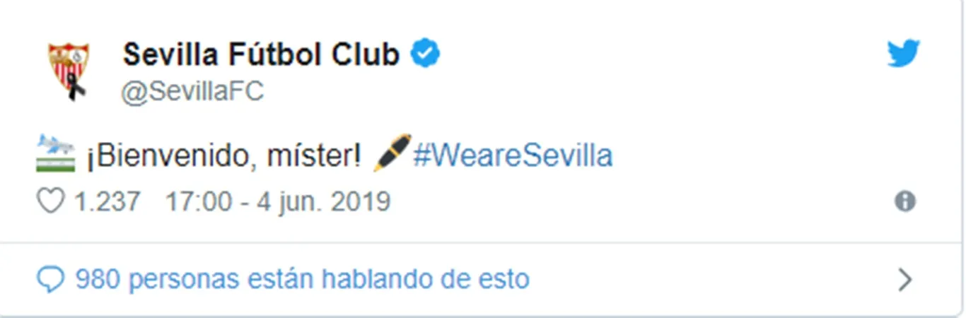 CHÍNH THỨC: Sevilla bổ nhiệm