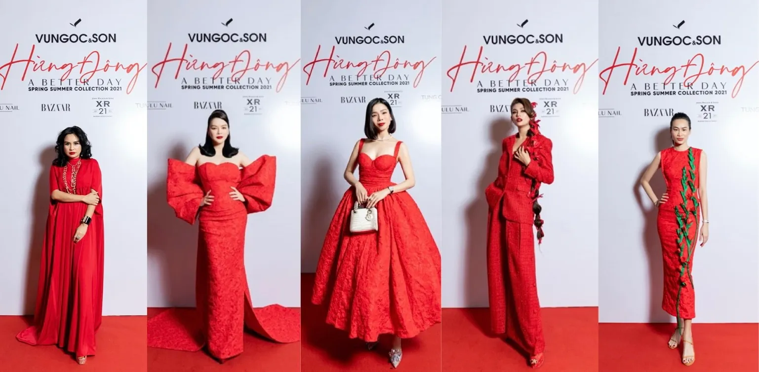 Thảm đỏ Fashion Show Hừng Đông 2021