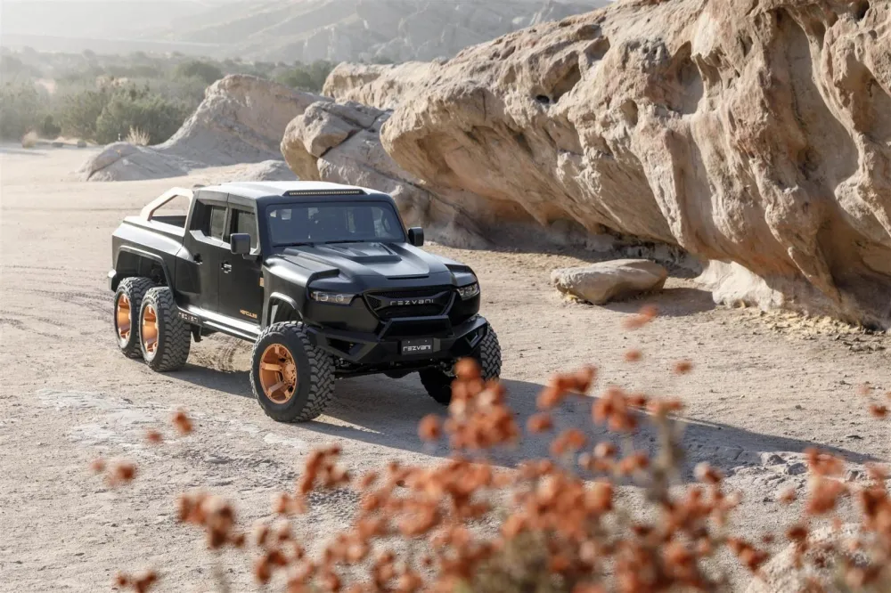 Rezvani Hercules 6×6 có cả phiên bản bọc thép chống đạn