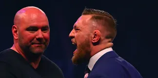 Chủ tịch UFC Dana White và Conor McGregor.