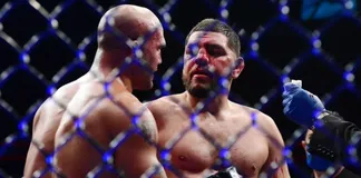 Nick Diaz và Robbie Lawler sau đại chiến ở UFC 266