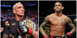 Dustin Poirier (phải) dành cho Charles Oliveira sự tôn trọng lớn trước thềm UFC 269.