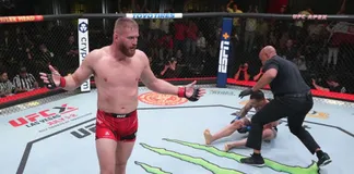 Jan Blachowicz giành chiến thắng TKO trước Aleksandar Rakic cuối tuần qua.