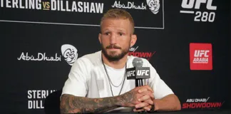 T.J. Dillashaw tại UFC 280 media day. 