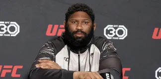 Curtis Blaydes trả lời họp báo trước thềm UFC Fight Night 222.