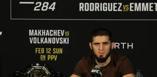 Islam Makhachev trong ngày media day trước thềm UFC 284.