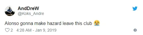 Hazard phản ứng Marcos Alonso - Bóng Đá