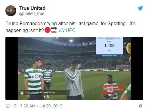 Bruno Fernandes Breaks Down In Tears After Sporting's Game Amid Manchester United Speculation - Bóng Đá