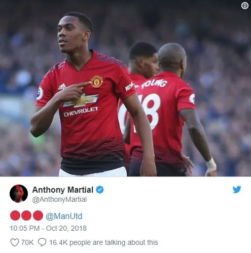 Sau cú đúp, Anthony Martial hé lộ tương lai - Bóng Đá