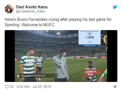 Bruno Fernandes Breaks Down In Tears After Sporting's Game Amid Manchester United Speculation - Bóng Đá